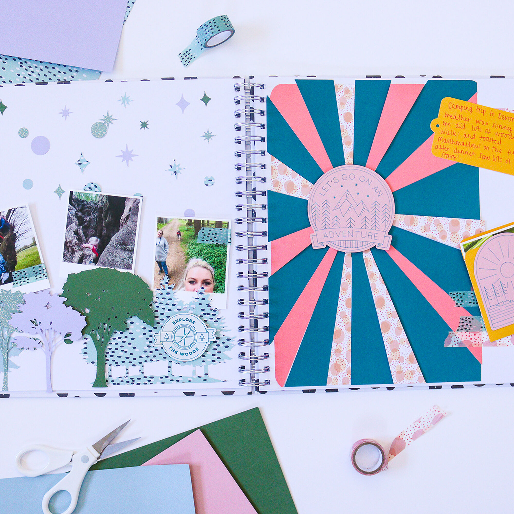 Cricut How to Make an Adventure Scrapbook Layout Hobbycraft
