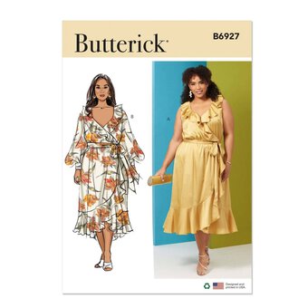 Butterick Women's Dress Sewing Pattern B6927 (W2 20W-28W)