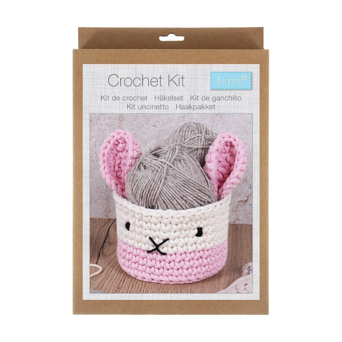 Trimits Bunny Basket Crochet Kit | Hobbycraft