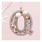Hanging Wooden Letter Q 7.5cm  image number 1