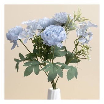 Blue Blooms Bouquet 32cm