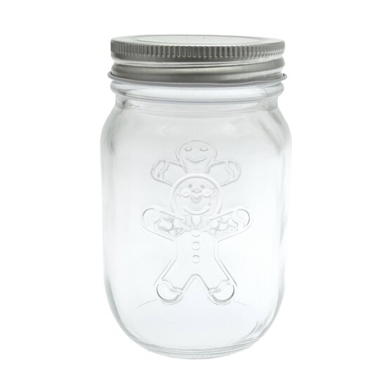 Gingerbread Glass Jar image number 3