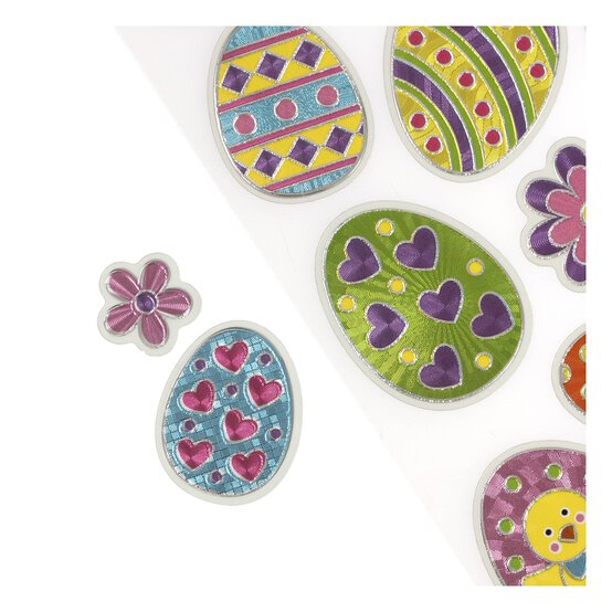 Easter Egg Holographic Stickers  image number 4
