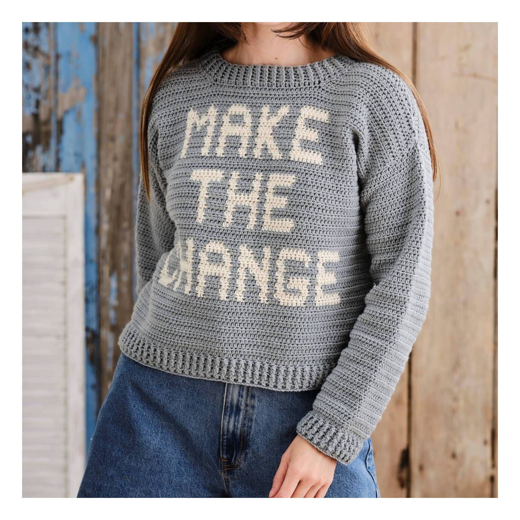 Knitcraft Make the Change Jumper Digital Pattern 0304 | Hobbycraft