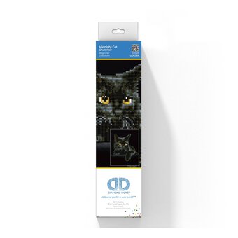 Diamond Dotz Midnight Cat Kit 23cm x 29cm
