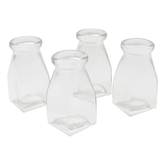 Mini Glass Bottles 4 Pack image number 1