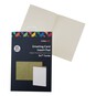 Pearlescent Gold Greeting Card Inserts 5 x 7 Inches 15 Pack image number 1