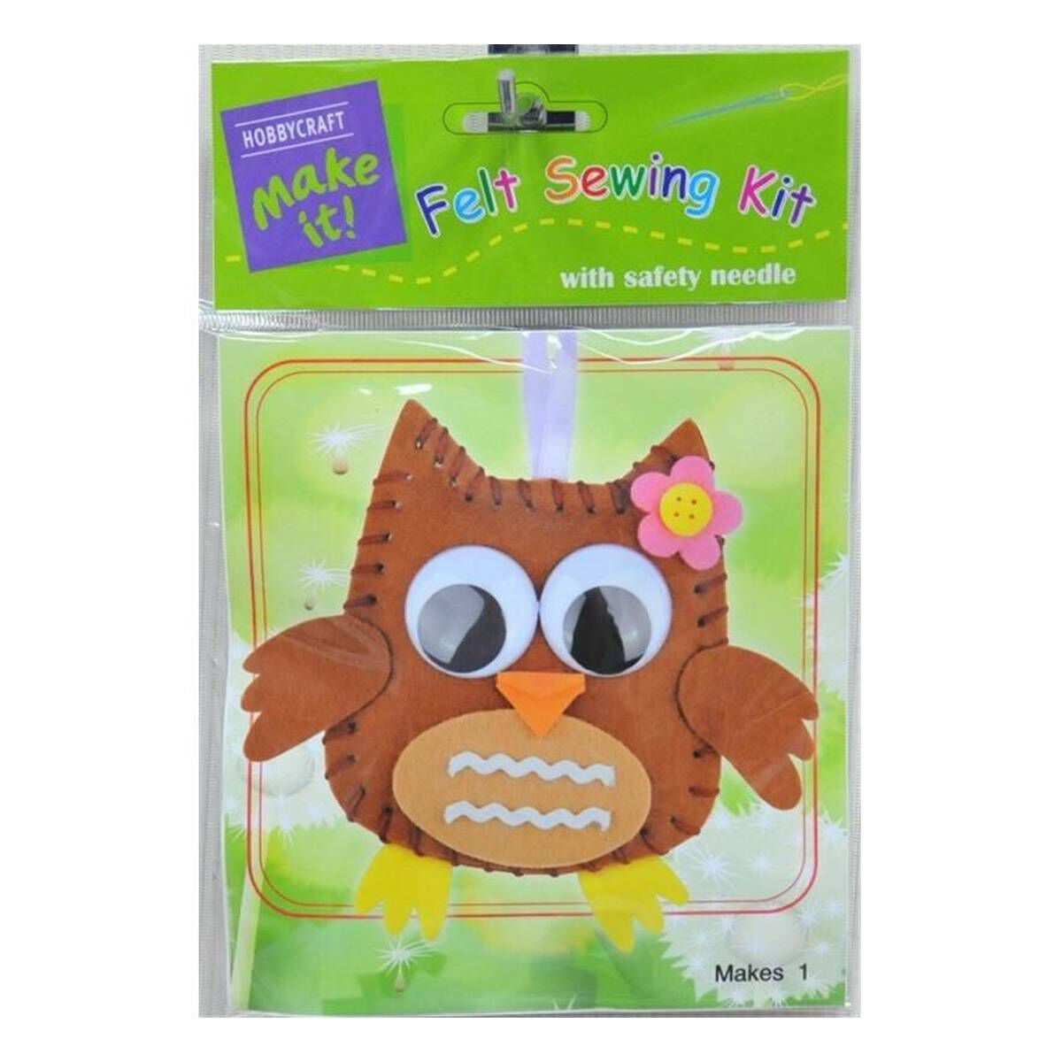 Felt Owl Sewing Kit Hobbycraft
