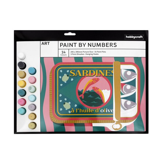 Sardines Paint by Numbers image number 1