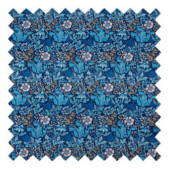 Blue Woodblock Floral Hedgehog Pin Cushion