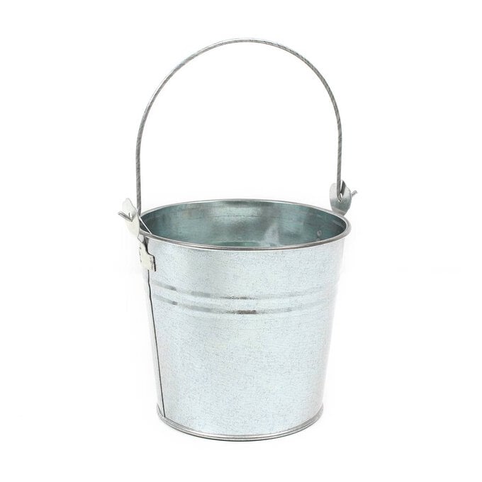Decorate Your Own Small Metal Bucket 14 x 11 x 13 cm image number 1