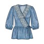 New Look Women's Top Sewing Pattern 6720 (6-18) image number 5