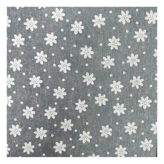 Denim Daisy Lacquer Polycotton Print Fabric by the Metre image number 1