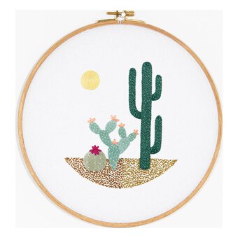FREE PATTERN DMC Desert Landscape Embroidery 0080 image number 2