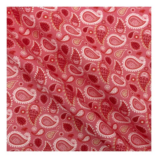 Sunset Paisley Cotton Fat Quarters 5 Pack image number 5