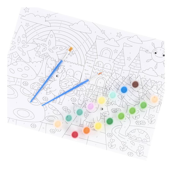 Magical Garden Landscape Paint by Numbers image number 2