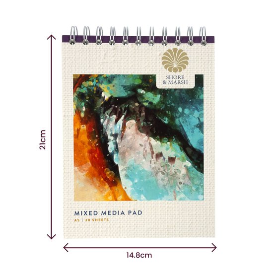 Shore & Marsh Mixed Media Pad A5 30 Sheets image number 5