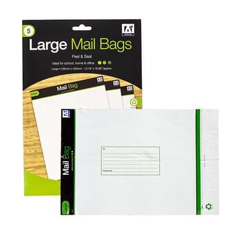Large Mail Bags 5 Pack