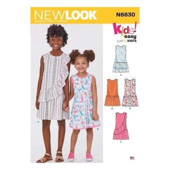 New Look Girls’ Dresses Sewing Pattern N6630