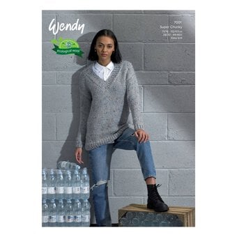Wendy Recycled Oversized Sweater Pattern 7001