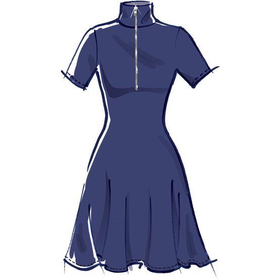McCall&rsquo;s Brooklyn Dress Sewing Pattern M8138 (16-24) image number 4