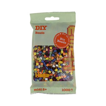 Hama Mixed Dark Bio Beads Bag 1000 Pack