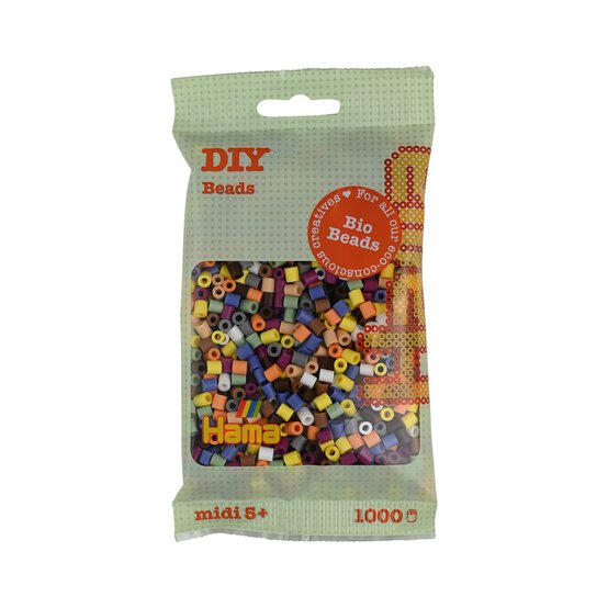 Hama Mixed Dark Bio Beads Bag 1000 Pack image number 1