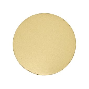 Pale Gold Round Double Thick Card Cake Board 10 Inches