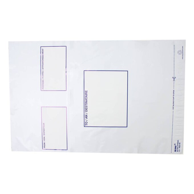 White Mailing Bags 10 Pack Hobbycraft