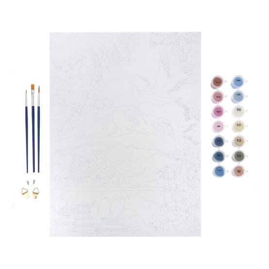 Mount Fiji Paint by Numbers image number 3