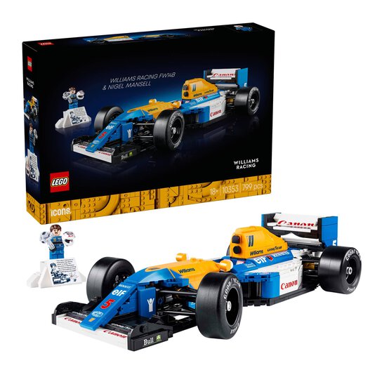 LEGO Icons Williams Racing FW14B and Nigel Mansell image number 6