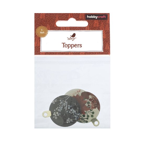 Foil Bauble Card Toppers 3 Pack image number 5