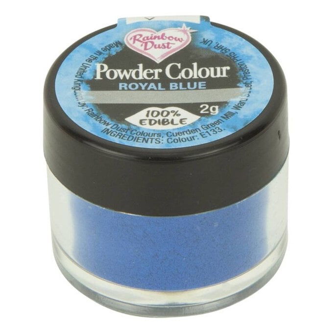 Rainbow Dust Royal Blue Edible Powder Colour 2g image number 1