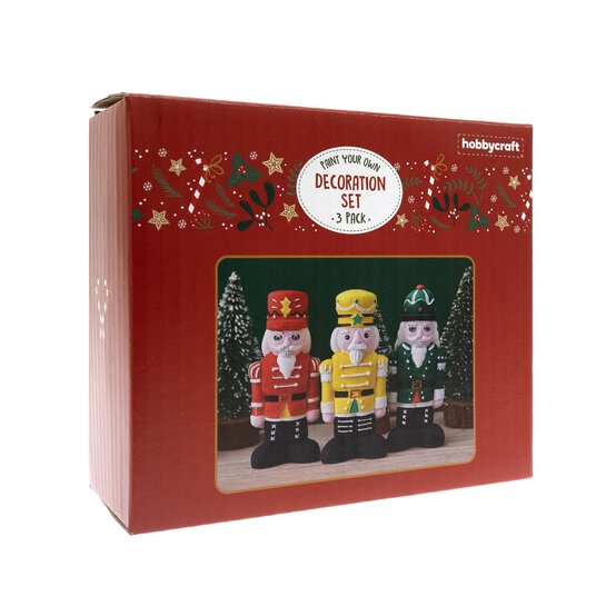 Paint Your Own Nutcracker Kit 3 Pack image number 3