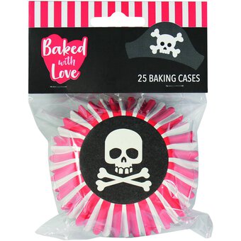 Baked With Love Pirate Cupcake Cases 25 Pack image number 3