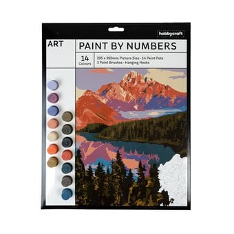 Mountainscape Paint by Numbers