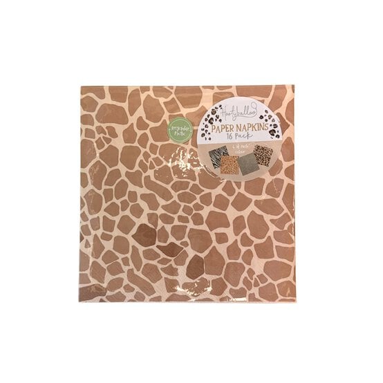 Safari Animal Print Napkins 16 Pack image number 1