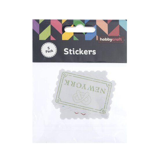 Stamp Paper Stickers 5 Pack image number 3