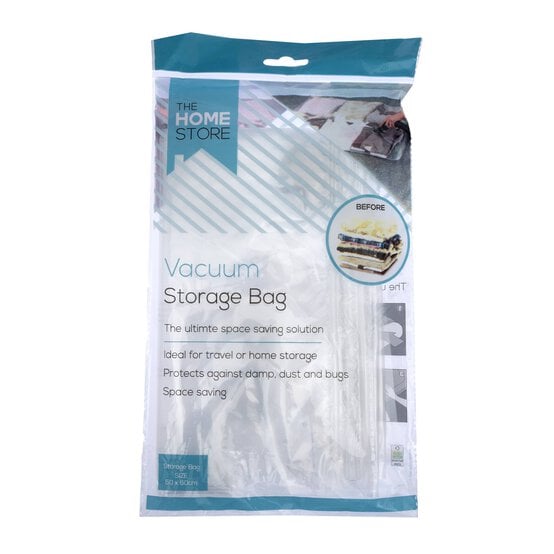 Clear Vacuum Storage Bag 50cm x 60cm image number 1