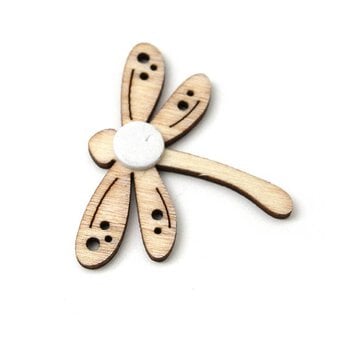 Dragonfly Wooden Toppers 6 Pack