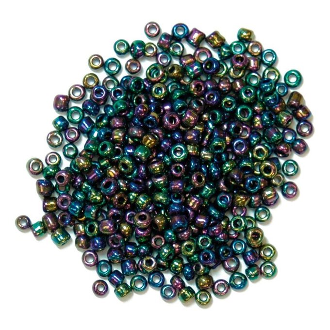 Craft Factory Rainbow Seed Beads 2mm 15g image number 1
