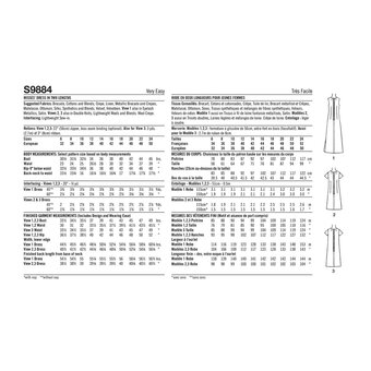 Simplicity Women's Dresses Sewing Pattern S9884 (U5 16-24)