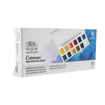 Winsor & Newton 12 Pack Watercolor paint tubes