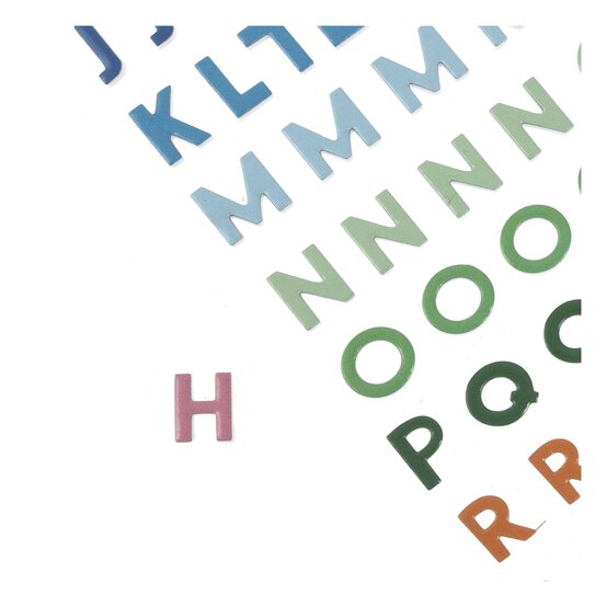 Pastel Foam Alphabet Stickers image number 2