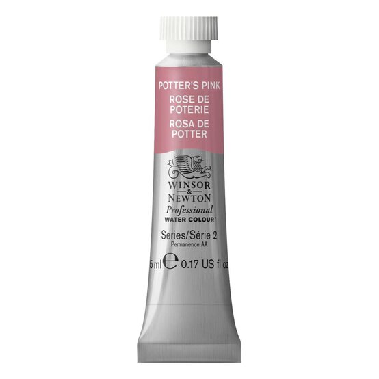 Winsor & Newton Potters Pink Professional Watercolour Tube 5ml image number 1
