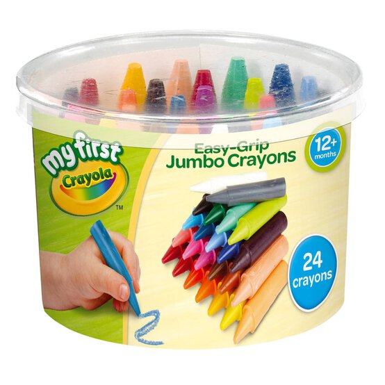 Crayola Kids Jumbo Crayons 24 Pack : 9X7.5cm
