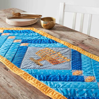 How to Sew a Hanukkah Table Runner