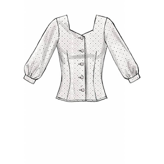 McCall’s Women’s Tops Sewing Pattern M7900 (6-14) image number 4