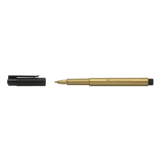 Faber-Castell Gold Metallic Pitt Artist Pen image number 2