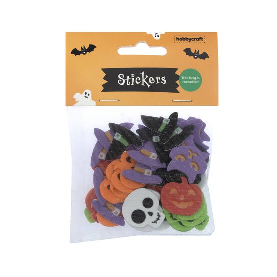 Halloween Foam Stickers 56 Pieces image number 3